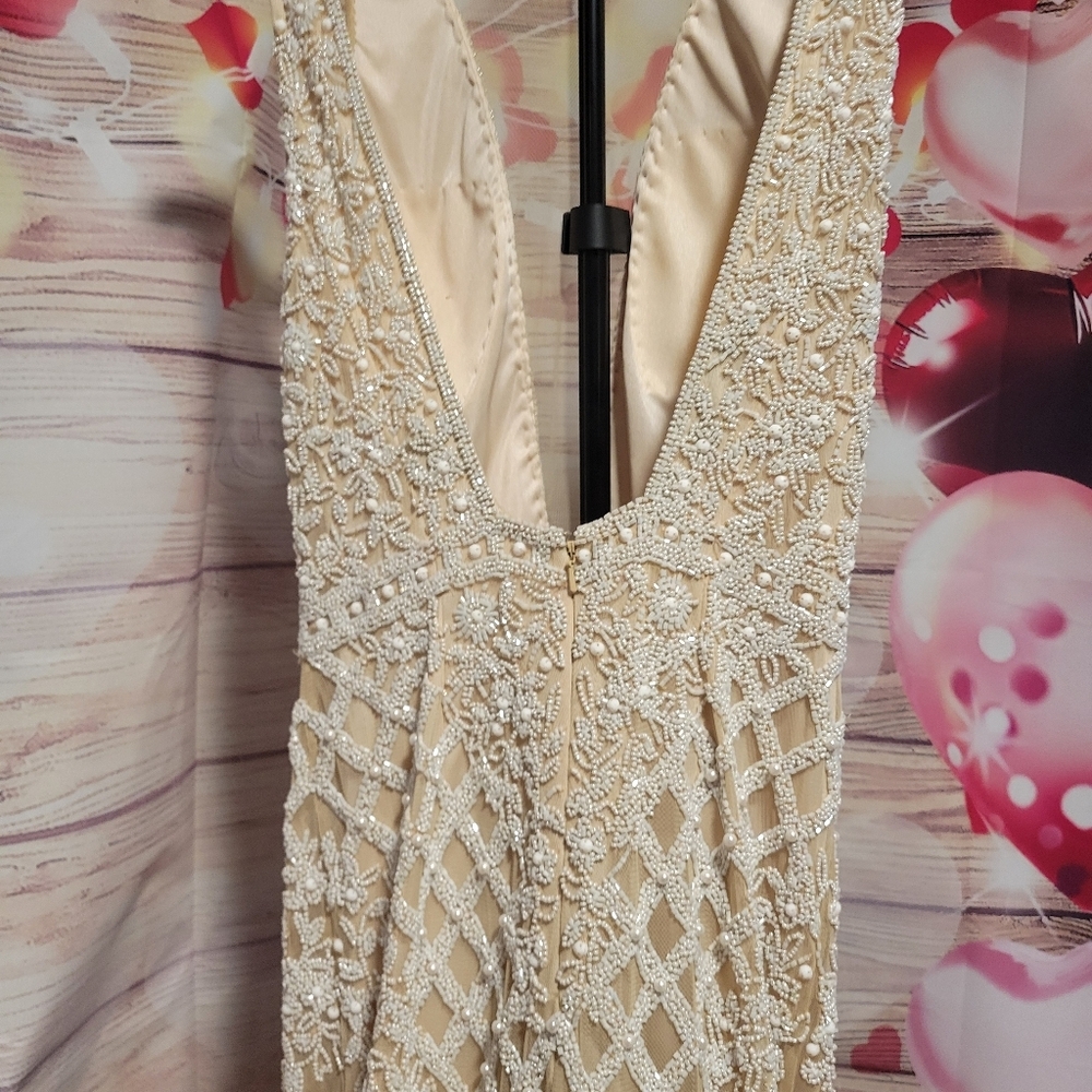 Scala Beige Backless Gown - Picture 6 of 11